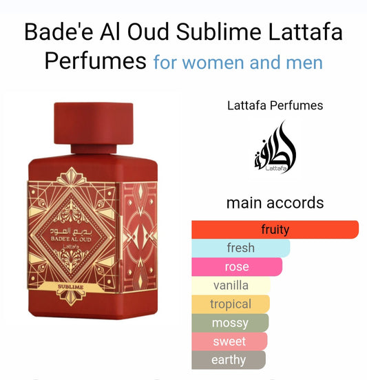 Bade'e Al Oud Sublime by Lattafa